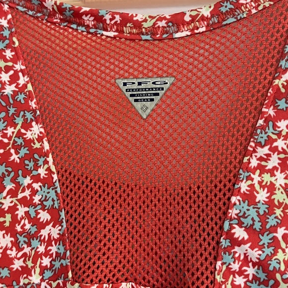 Columbia Red and White Floral Midi Dress - Picture 4 of 4